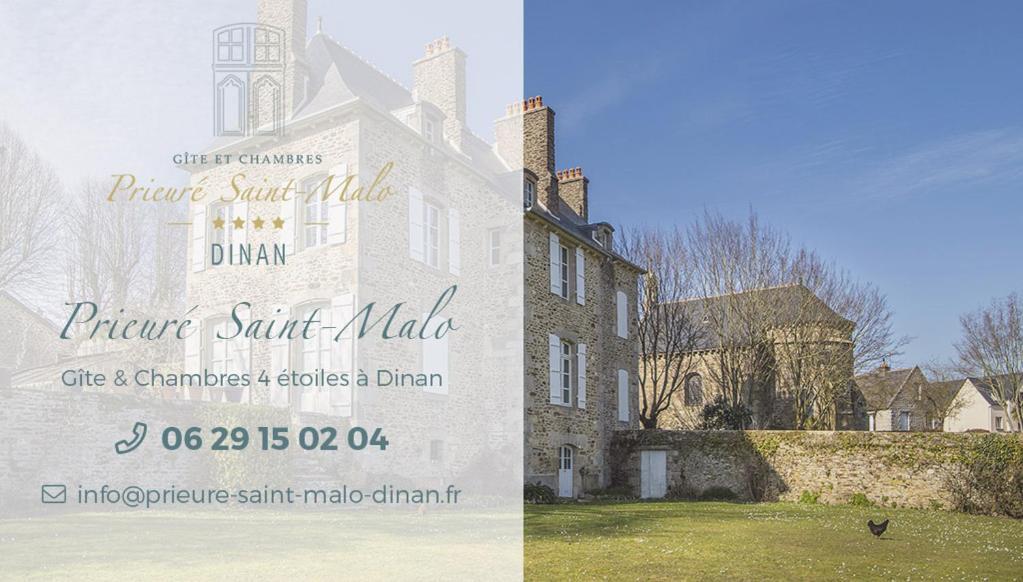 Вилла Le Prieure Saint-Malo De Динан Экстерьер фото